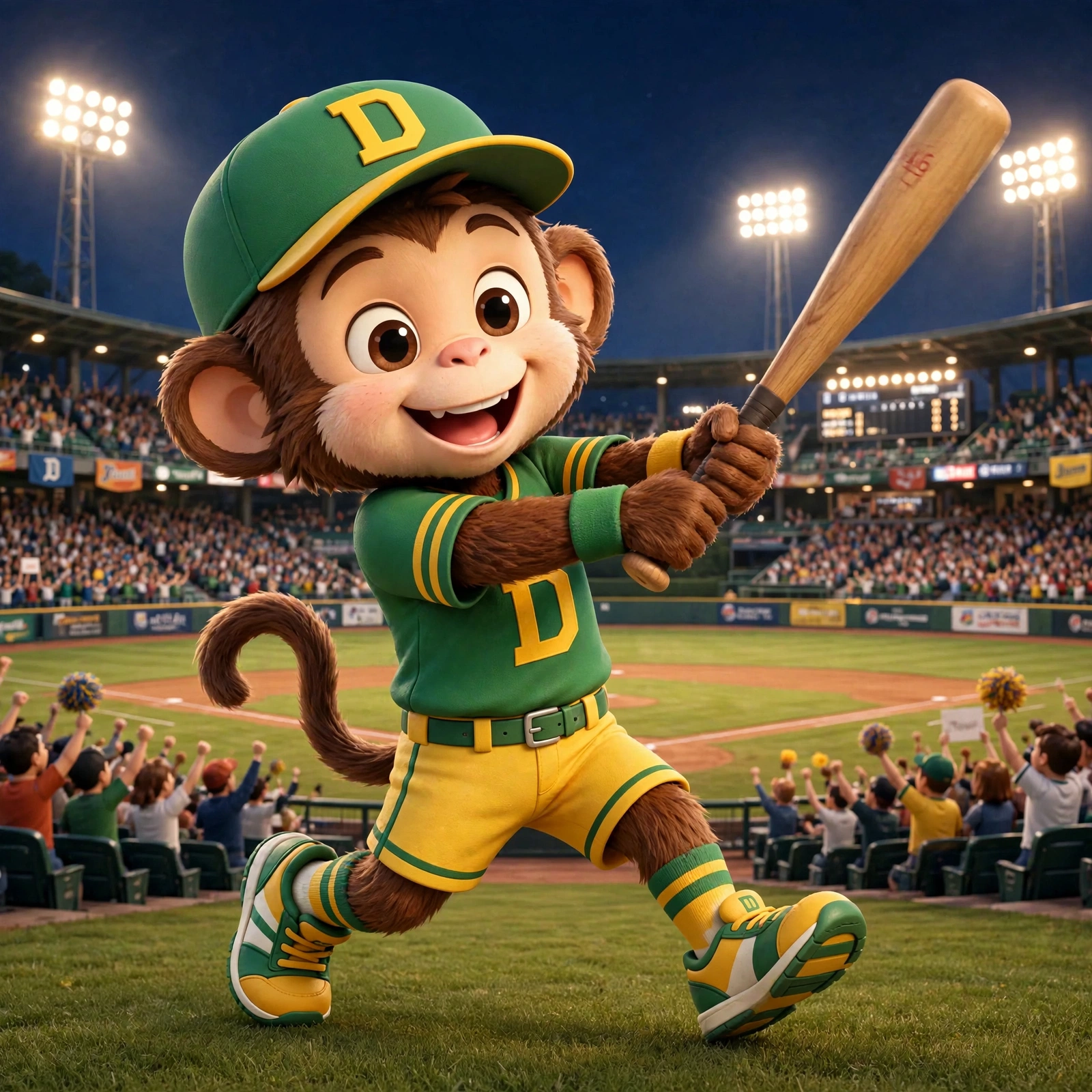 Pelota de béisbol en movimiento