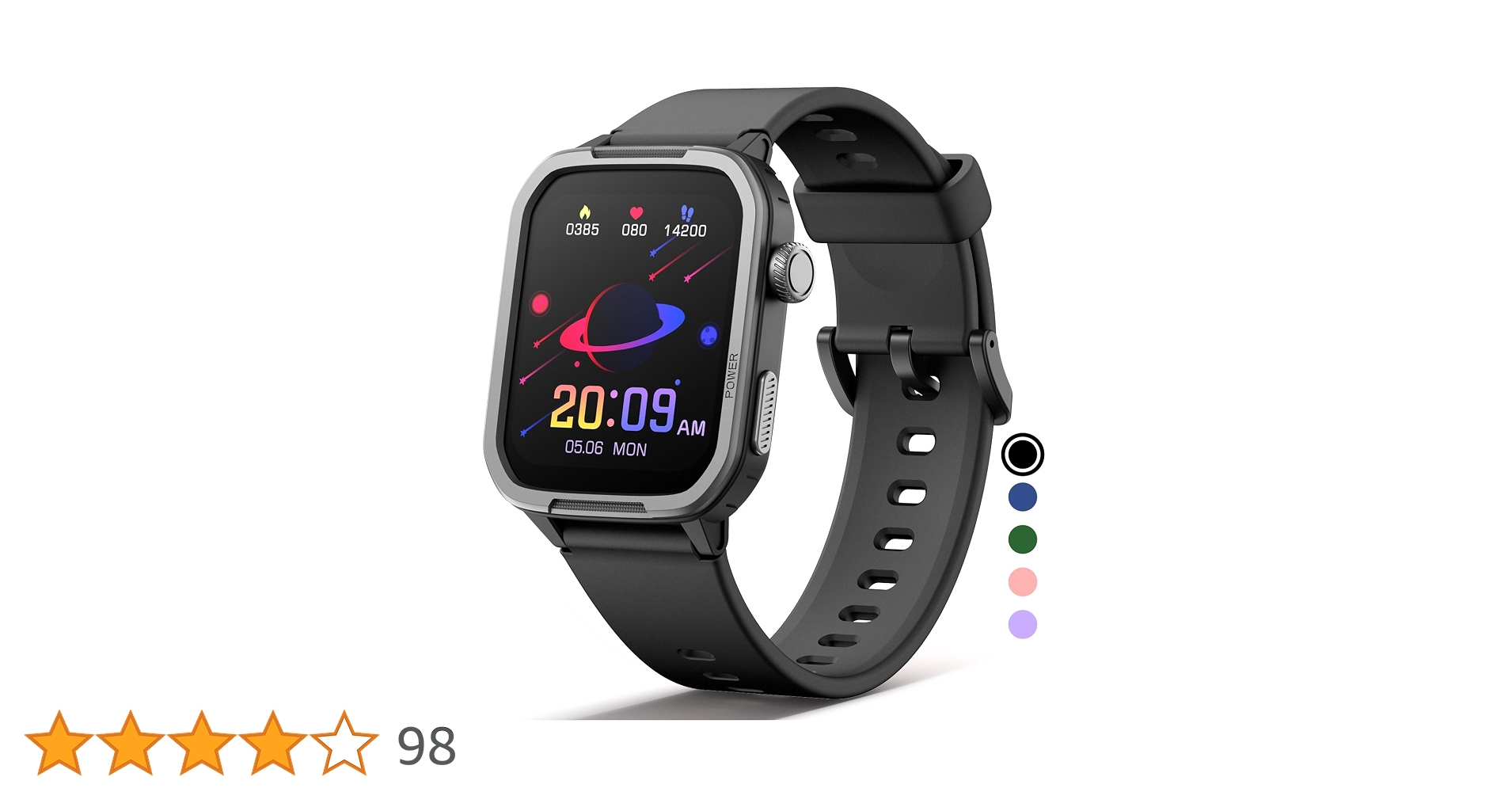 Smartwatch con monitor de salud