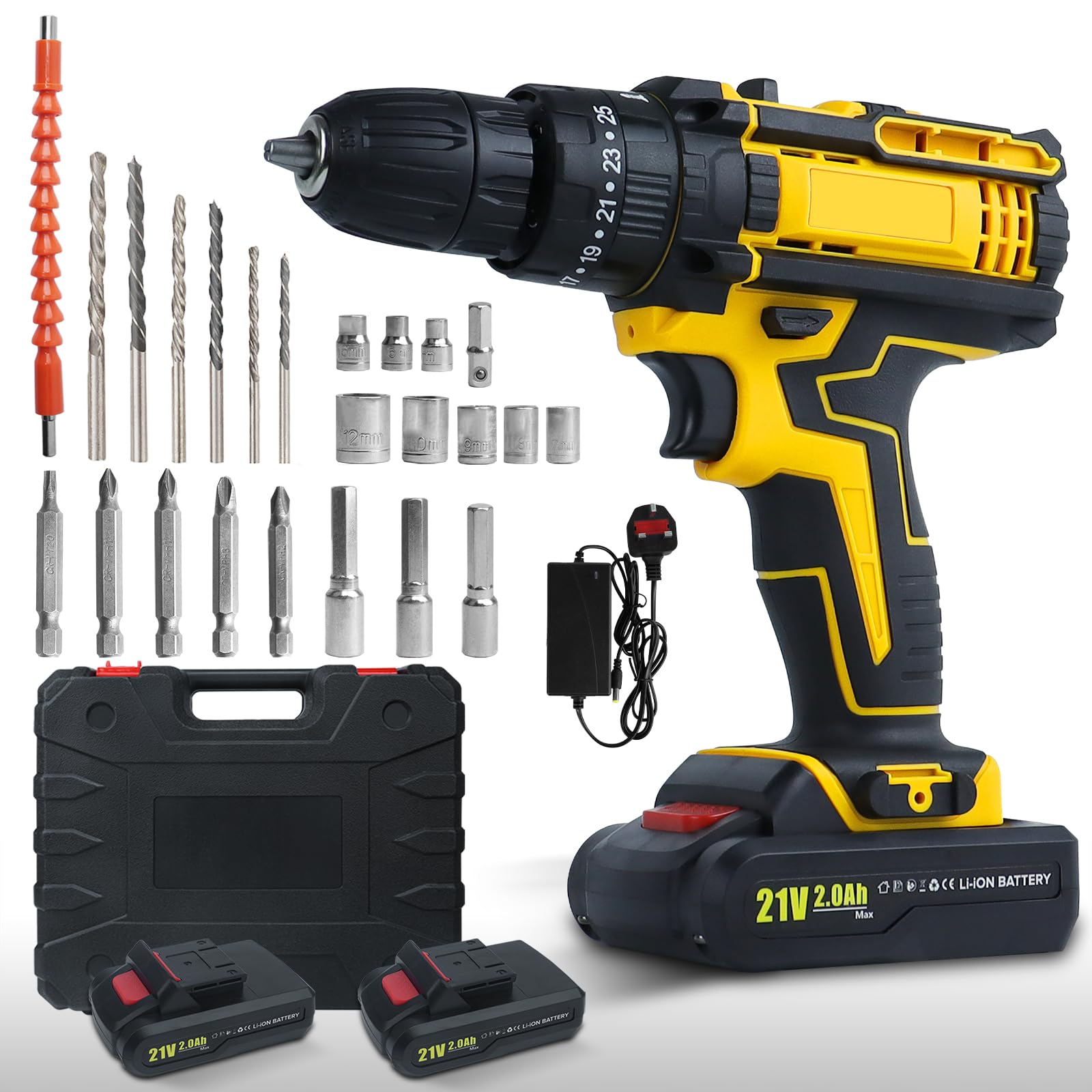 Taladro inalámbrico 8V con 53 accesorios